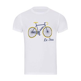 NU. BY HOLOKOLO Cycling short sleeve t-shirt - LE TOUR LEMON II. - white