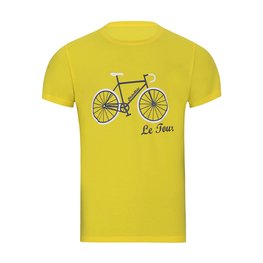 NU. BY HOLOKOLO Cycling short sleeve t-shirt - LE TOUR LEMON II. - yellow