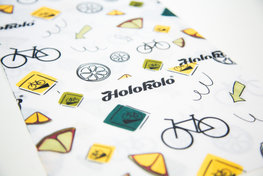 Cycling neckwarmer - SPORTIVE - white