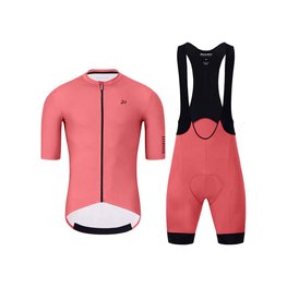 HOLOKOLO Cycling short sleeve jersey and shorts - HOLOKOLO VICTORIOUS - red