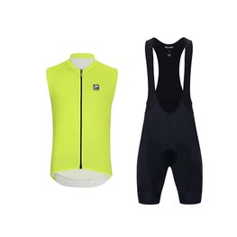 HOLOKOLO sleeveless jersey and short pants - AIRFLOW - black/yellow