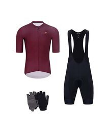 HOLOKOLO Cycling mega sets - EYELET - bordeaux/black