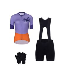 RIVANELLE Cycling mega sets - STALLION - orange/black/purple