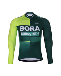 BONAVELO Cycling winter set with jacket - BORA 2024 - green/white