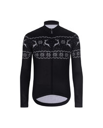 HOLOKOLO Cycling long sleeve jersey and bibtights - FROSTTRAIL WINTER - black