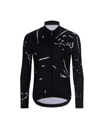 HOLOKOLO Cycling long sleeve jersey and bibtights - PASSION WINTER - white/black