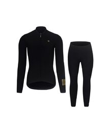 RIVANELLE Cycling winter set with jacket - VICTORIOUS WINTER - black