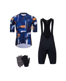 HOLOKOLO Cycling mega sets - STROKES - orange/black/blue