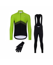 HOLOKOLO Cycling mega sets - ARROW II. WINTER - green/black