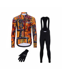 HOLOKOLO Cycling mega sets - WILDLY WINTER - multicolour/yellow/black