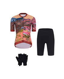 RIVANELLE Cycling mega sets - FREE ELITE LADY - orange/black