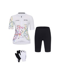 RIVANELLE BY HOLOKOLO Cycling mega sets - MAAPPI ELITE LADY - white/black