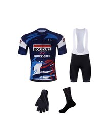 BONAVELO Cycling mega sets - SOUDAL-QUICKSTEP 25 - black/blue