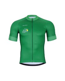 BONAVELO Cycling short sleeve jersey - TOUR DE FRANCE 2025 - green