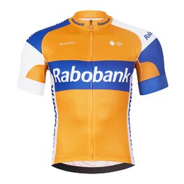 BONAVELO Cycling short sleeve jersey and shorts - RABOBANK - orange/black/blue