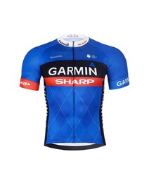 BONAVELO Cycling short sleeve jersey and shorts - GARMIN SHARP - blue/black