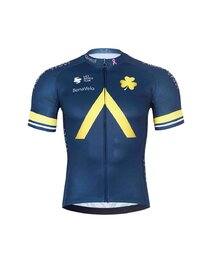 BONAVELO Cycling short sleeve jersey and shorts - AQUA BLUE - black/blue