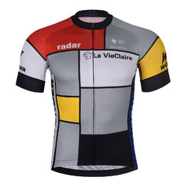 BONAVELO Cycling short sleeve jersey and shorts - 1985 LA VIE CLAIRE - multicolour/black