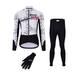 HOLOKOLO Cycling mega sets - GRAFFITI LADY - black/white