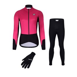 HOLOKOLO Cycling mega sets - CLASSIC LADY - pink/black