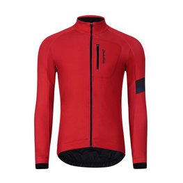 HOLOKOLO Cycling thermal jacket - 2in1 WINTER - red