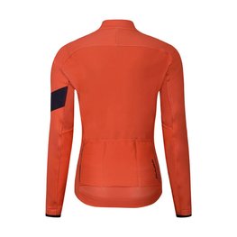 HOLOKOLO Cycling thermal jacket - 2in1 WINTER LADY - orange