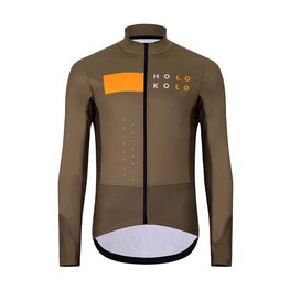 HOLOKOLO Cycling thermal jacket - ELEMENT - brown