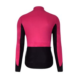 HOLOKOLO Cycling thermal jacket - CLASSIC LADY - pink/black