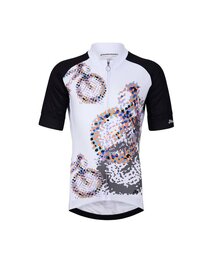 HOLOKOLO Cycling short sleeve jersey and shorts - RIDERS KIDS - multicolour/white/black