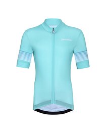 HOLOKOLO Cycling short sleeve jersey and shorts - FLOW JUNIOR - black/green