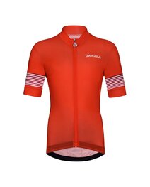 HOLOKOLO Cycling short sleeve jersey and shorts - FLOW JUNIOR - black/red