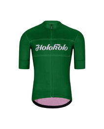 HOLOKOLO Cycling short sleeve jersey and shorts - GEAR UP  - green/black