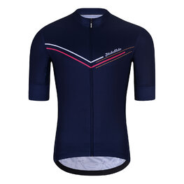 HOLOKOLO Cycling short sleeve jersey and shorts - LEVEL UP  - red/black