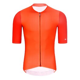 HOLOKOLO Cycling short sleeve jersey and shorts - PERFORMANCE - orange/black