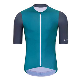 HOLOKOLO Cycling short sleeve jersey and shorts - PERFORMANCE - purple/green