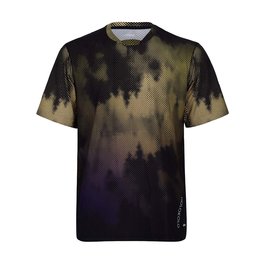 HOLOKOLO Cycling short sleeve jersey - NIGHTFALL MTB - black/brown