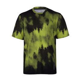 HOLOKOLO Cycling short sleeve jersey - NIGHTFALL MTB - black/yellow