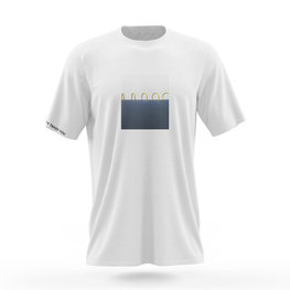 NU. BY HOLOKOLO Cycling short sleeve t-shirt - CURIOSITY - white/blue