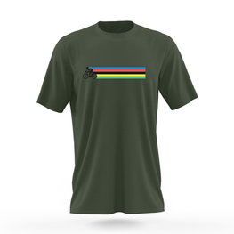 NU. BY HOLOKOLO Cycling short sleeve t-shirt - A GAME - multicolour/green