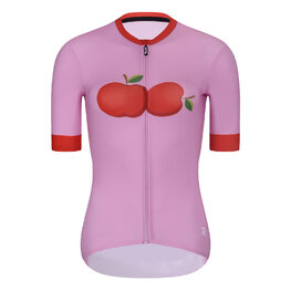 RIVANELLE Cycling short sleeve jersey and shorts - FRUIT LADY  - pink/red/black
