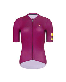 RIVANELLE Cycling short sleeve jersey and shorts - VICTORIOUS GOLD LADY - black/bordeaux