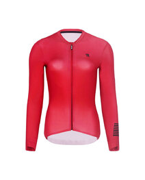RIVANELLE Cycling long sleeve jersey and bibtights - VICTORIOUS ELITE - green/red