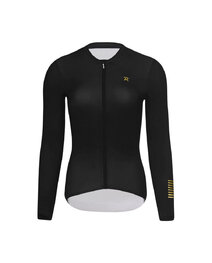 HOLOKOLO Cycling long sleeve jersey and bibtights - VICTORIOUS ELITE - black/white