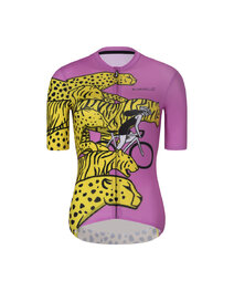 RIVANELLE BY HOLOKOLO Cycling mega sets - CHEETAH - yellow/pink/black
