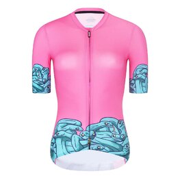 RIVANELLE Cycling short sleeve jersey and shorts - MEDUSA - turquoise