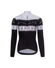 RIVANELLE Cycling winter set with jacket - FROSTTRAIL WINTER - black/white