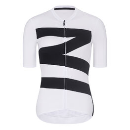 RIVANELLE Cycling short sleeve jersey and shorts - MISSVELOAIRE - white/black