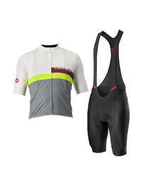 CASTELLI Cycling short sleeve jersey and shorts - A BLOCCO - multicolour/black