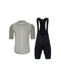 HOLOKOLO Cycling short sleeve jersey and shorts -   - bordeaux/grey/black