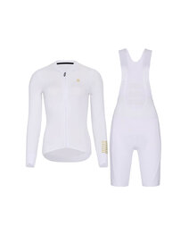 HOLOKOLO Cycling short sleeve jersey and shorts - VICTORIOUS ELITE - white